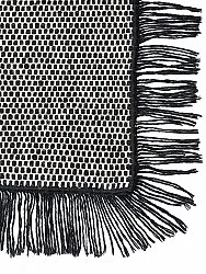Alfombra de Lana - Pike (negro)