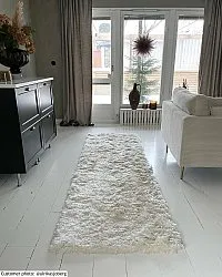 Alfombras de pelo largo - Janjira (blanco)