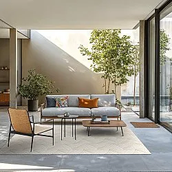 Alfombras de Interior/Exterior - Beau (amarillo)
