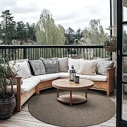 Alfombras redondeadas - Indoor/Outdoor Bennett (beige)