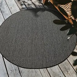 Alfombras redondeadas - Indoor/Outdoor Bennett (negro)