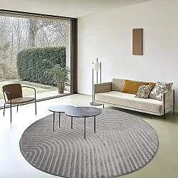 Alfombras redondeadas - Indoor/Outdoor Devon (gris)