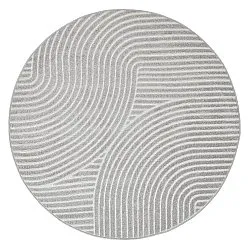 Alfombras redondeadas - Indoor/Outdoor Devon (gris)