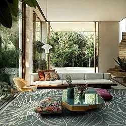 Alfombras de Interior/Exterior - Francis (verde)