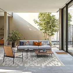 Shaggy Indoor/Outdoor - Patton (gris)