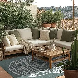 Alfombras de Interior/Exterior - Raylan (verde)