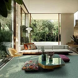 Alfombras de Interior/Exterior - Thurman (verde)