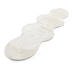 Alfombra Pasillera Ondulada - Aranga Super Soft Fur (beige)