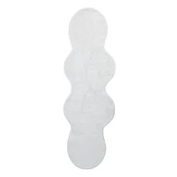 Alfombra Pasillera Ondulada - Aranga Super Soft Fur (blanco)