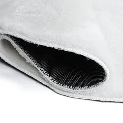 Alfombra Pasillera Ondulada - Aranga Super Soft Fur (blanco)