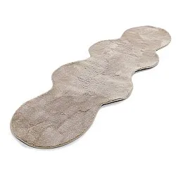 Alfombra Pasillera Ondulada - Aranga Super Soft Fur (marrón)