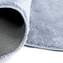 Alfombra Pasillera Ondulada - Aranga Super Soft Fur (azul acero)