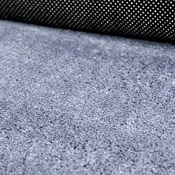 Alfombra Pasillera Ondulada - Aranga Super Soft Fur (azul acero)