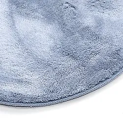 Alfombra Pasillera Ondulada - Aranga Super Soft Fur (azul acero)