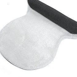 Alfombra Pasillera Ondulada - Aranga Super Soft Fur (blanco)