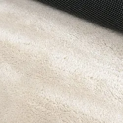 Alfombra Redonda Ondulada - Aranga Super Soft Fur (beige)