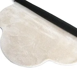 Alfombra Redonda Ondulada - Aranga Super Soft Fur (beige)