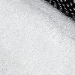 Alfombra Redonda Ondulada - Aranga Super Soft Fur (blanco)