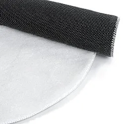 Alfombra Redonda Ondulada - Aranga Super Soft Fur (blanco)