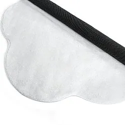 Alfombra Redonda Ondulada - Aranga Super Soft Fur (blanco)