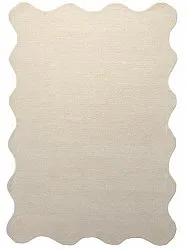 Alfombra de lana ondulada - Diu Hand Tufted Wool Premium (crema)