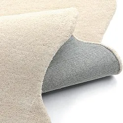 Alfombra de lana ondulada - Diu Hand Tufted Wool Premium (crema)