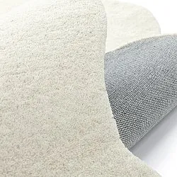 Alfombra de lana ondulada - Diu Hand Tufted Wool Premium (blanco)