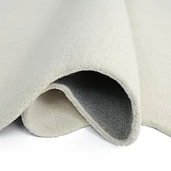 Alfombra de lana ondulada - Diu Hand Tufted Wool Premium (blanco)