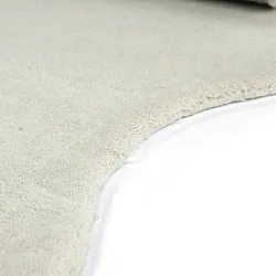Alfombra de lana ondulada - Diu Hand Tufted Wool Premium (blanco)