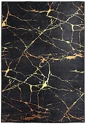 Alfombra Wilton - Vieste (negro/dorado)