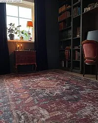 Alfombra Wilton - Idri (rojo/multi)