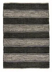 Alfombra de algodón - Visby (negro)