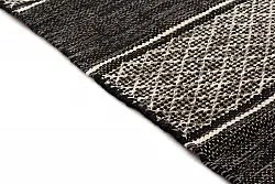 Alfombra de algodón - Visby (negro)