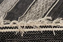 Alfombra de algodón - Visby (negro)