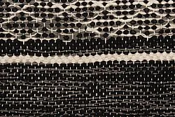 Alfombra de algodón - Visby (negro)