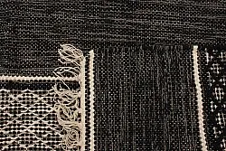 Alfombra de algodón - Visby (negro)