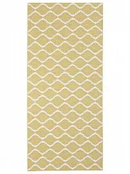 Alfombra de plástico - Horredsmattan Wave (amarillo)