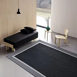 Alfombras de Interior/Exterior - Alta (negro)