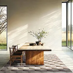 Alfombras de Interior/Exterior - Brussels Pattern (gris)