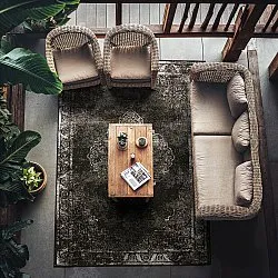 Alfombras de Interior/Exterior - Brussels Weave (negro)
