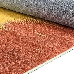 Alfombra Wilton - Cara (naranja/amarillo)