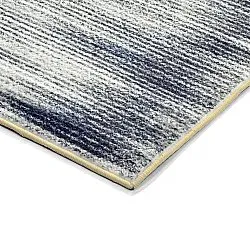 Alfombra Wilton - Cara (blanco/azul oscuro)