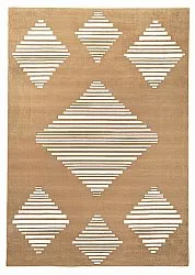 Alfombra Wilton - Carmen (marrón/blanco)