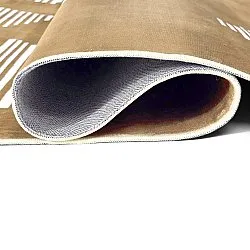Alfombra Wilton - Carmen (marrón/blanco)