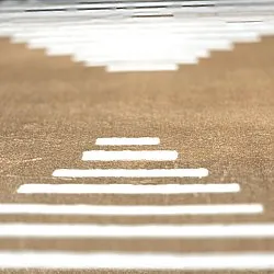 Alfombra Wilton - Carmen (marrón/blanco)