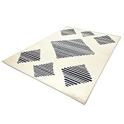 Alfombra Wilton - Carmen (crema/negro)