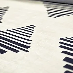 Alfombra Wilton - Carmen (crema/negro)