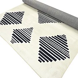 Alfombra Wilton - Carmen (crema/negro)