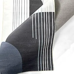 Alfombra Wilton - Delft (blanco/gris/negro)