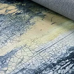 Alfombra Wilton - Dolmio (negro/amarillo)